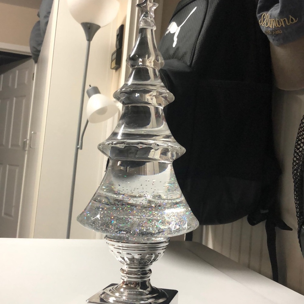 Light up glitter Christmas tree